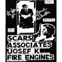 Scars/Associates/Josef K/Fire Engines gig poster