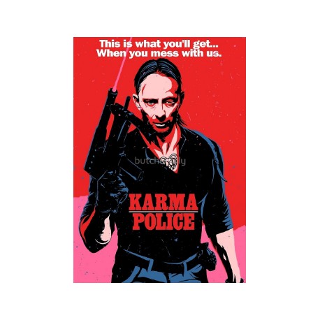 Karma Police Butcher Billy limited Giclée art print