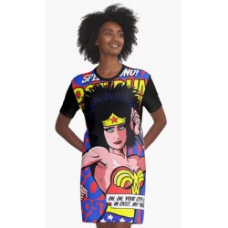 Siouxsie as Wonder Woman Butcher Billy t-shirt dress