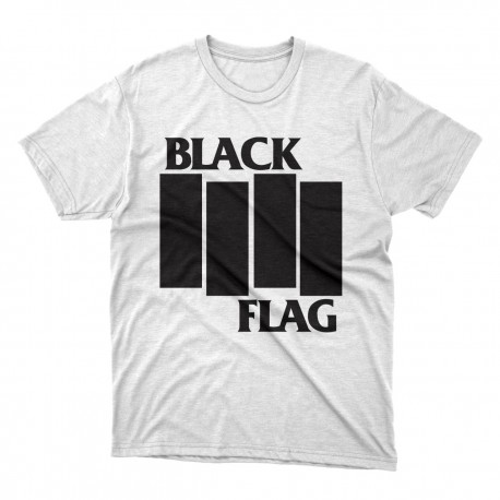 Black Flag white or black t-shirt